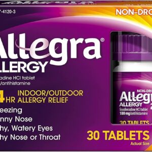 Allegra 180mg, 30ct Tablets