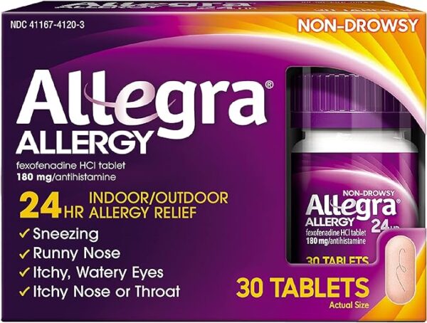 Allegra 180mg, 30ct Tablets