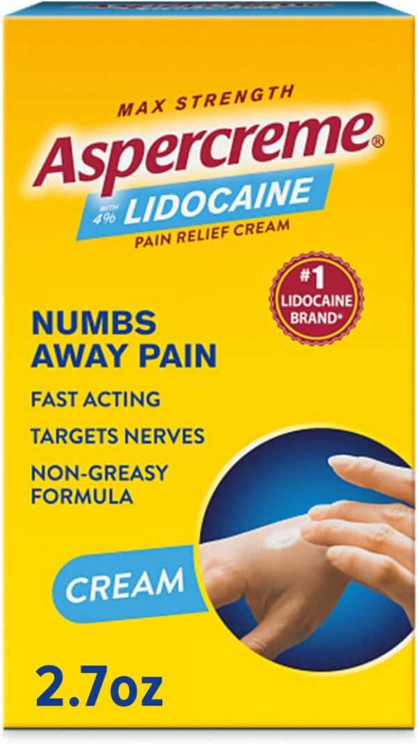 Aspercreme Cream, 76.5 gram Pain-Relieving