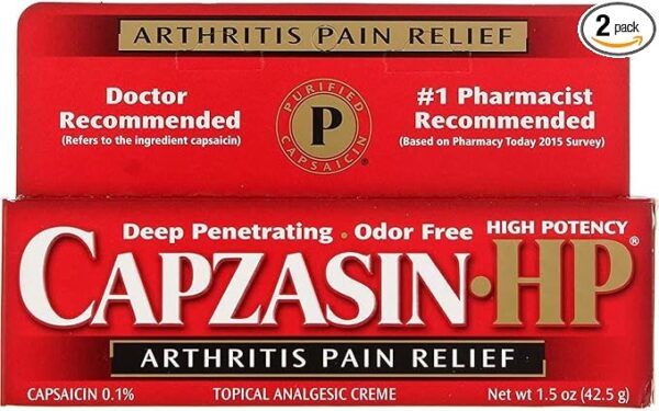 Capzasin HP Cream, 42.5gram Pain Relieving Cream