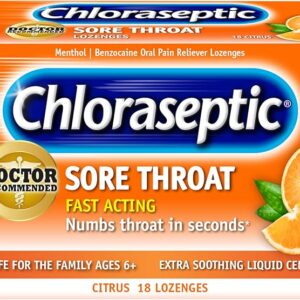 Chloraseptic Citrus Lozenges, 18ct