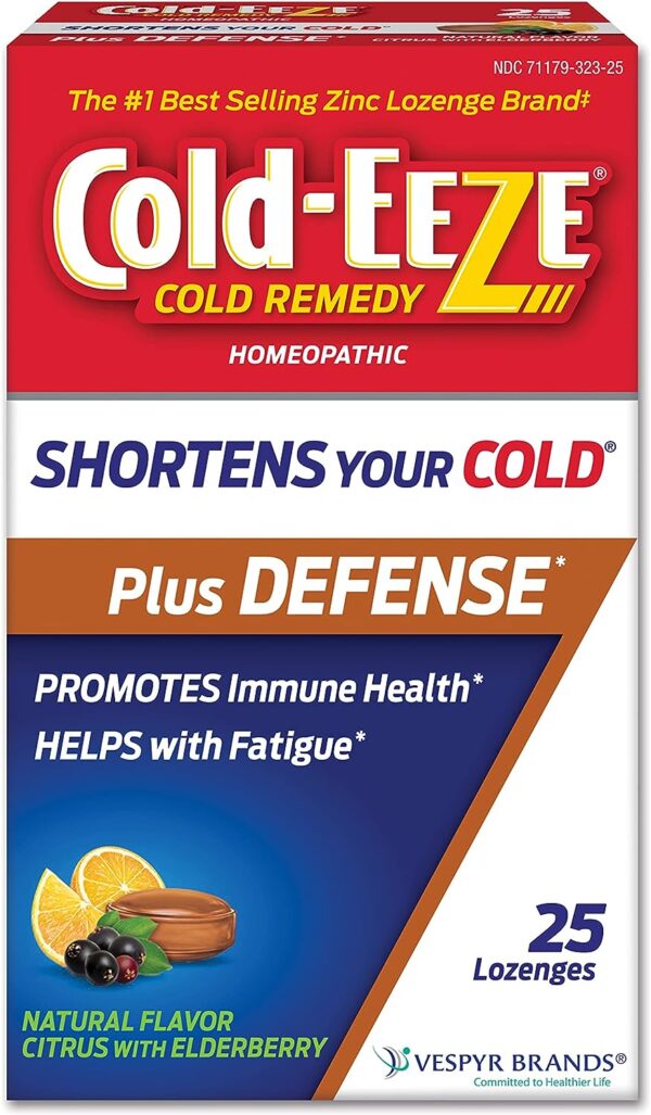 Cold-Eeze Lozenges Berry/Elderberry Plus Defense, 25ct