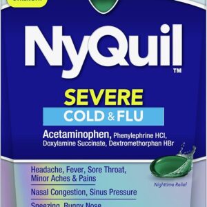 Nyquil Severe Cold & Flu 24ct Liquigels